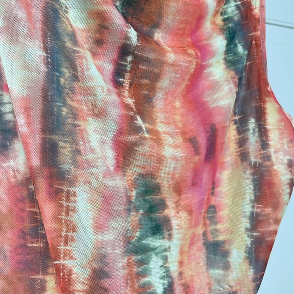 Steve Madden Women's Dahlia Cowl Neck Sleeveless Bodysuit Size L Mobwife - Picture 4 of 13